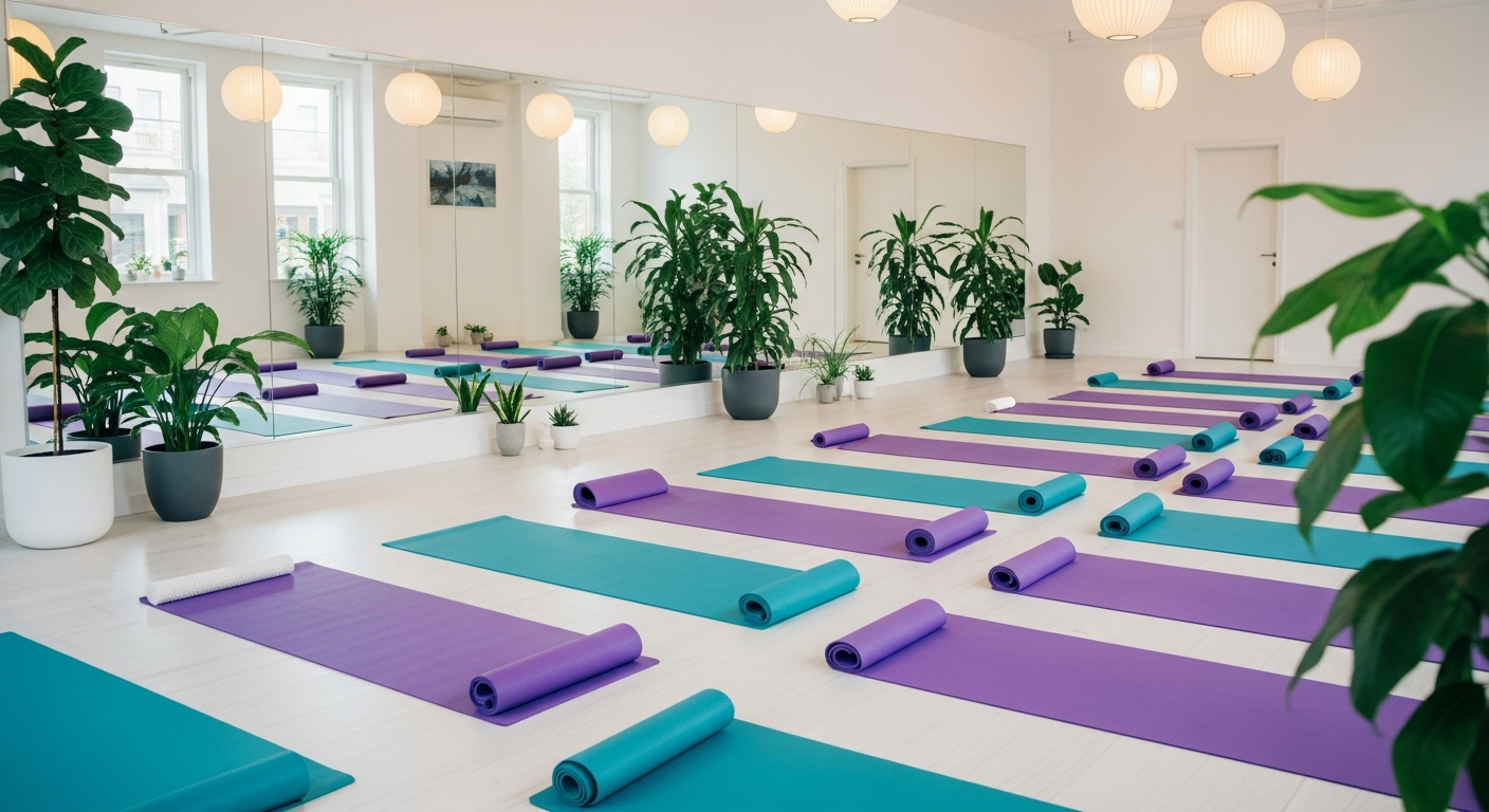 Интерьер йога-студии Soul Balance Studio